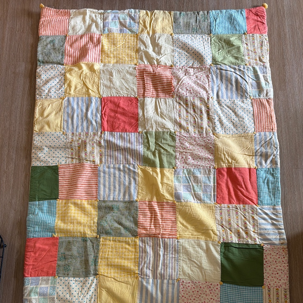Vintage baby quilt